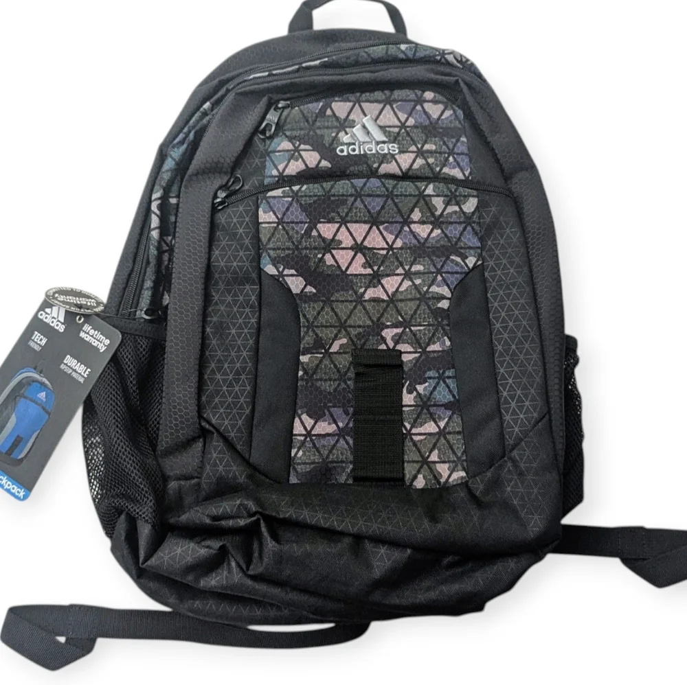 Adidas Camo Load Foundation Backpack With Laptop Sleeve NWT